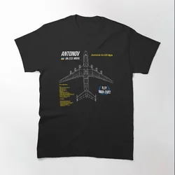 Antonov AN-225 Mriya Cargo Aircraft RIP Poster T Shirt. Short Sleeve 100% Cotton Casual T-shirts Loose Top Size S-3XL