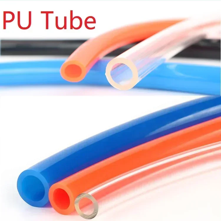 4/6/8/10mm Air Hose Pneumatic Tube Pipe PU Hoses 12mm 14mm For Compressor Polyurethane Tubing 8x5mm 6x4 12x8 2/5/10 Meter