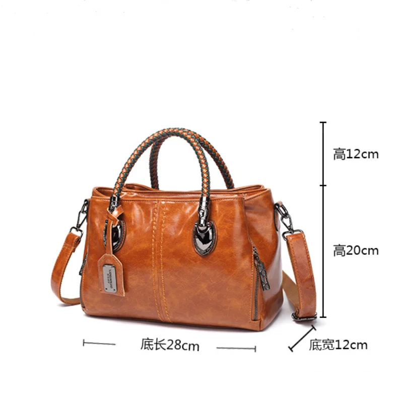 Fashion Brand Women\'s Shoulder Bag New Retro Arm-in-arm Woven Contrast Handbag Three-layer Large-capacity Female Crossbody Bag