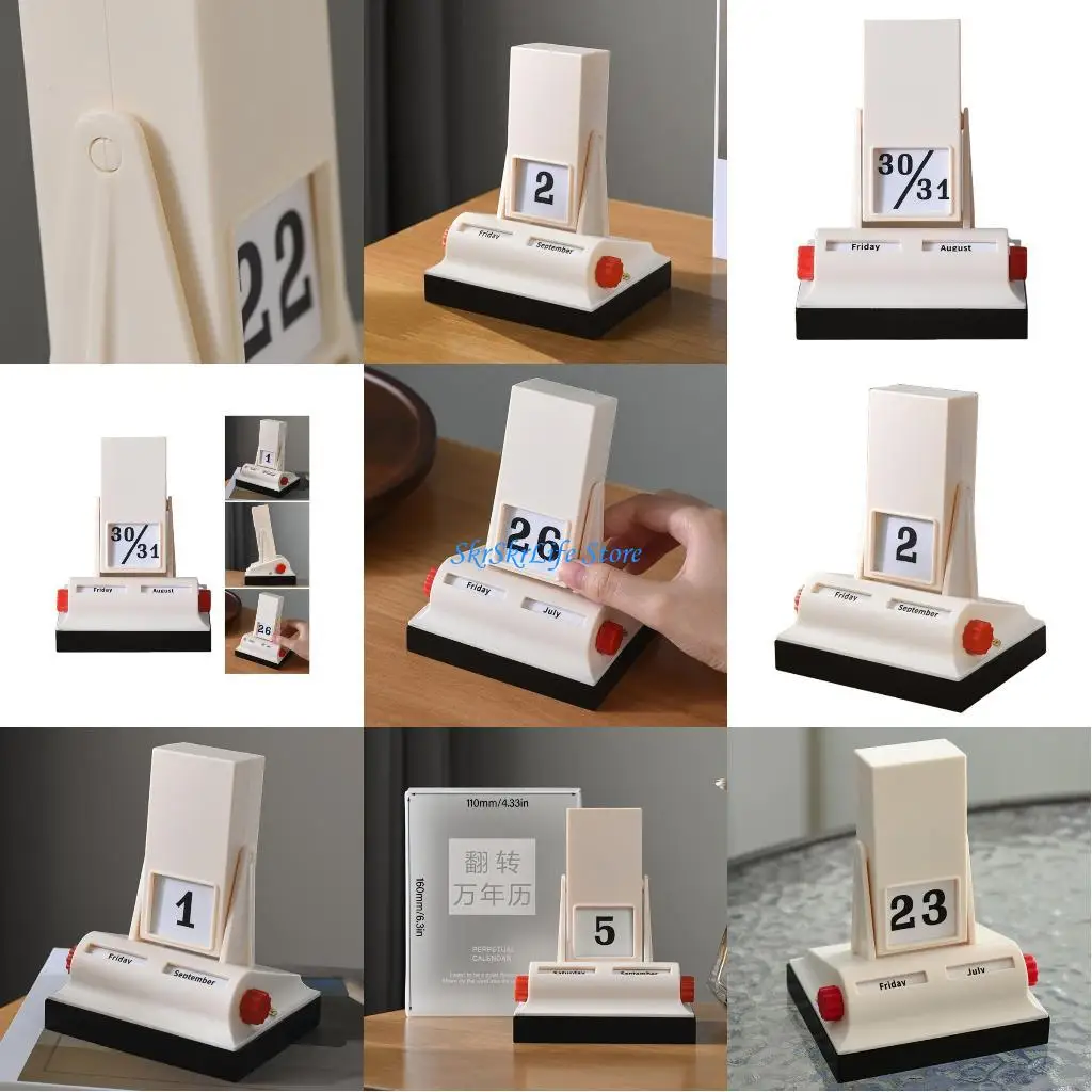 

E65E флип-календарь, декоративный календарь, ретро-календарь для спальни, гостиной