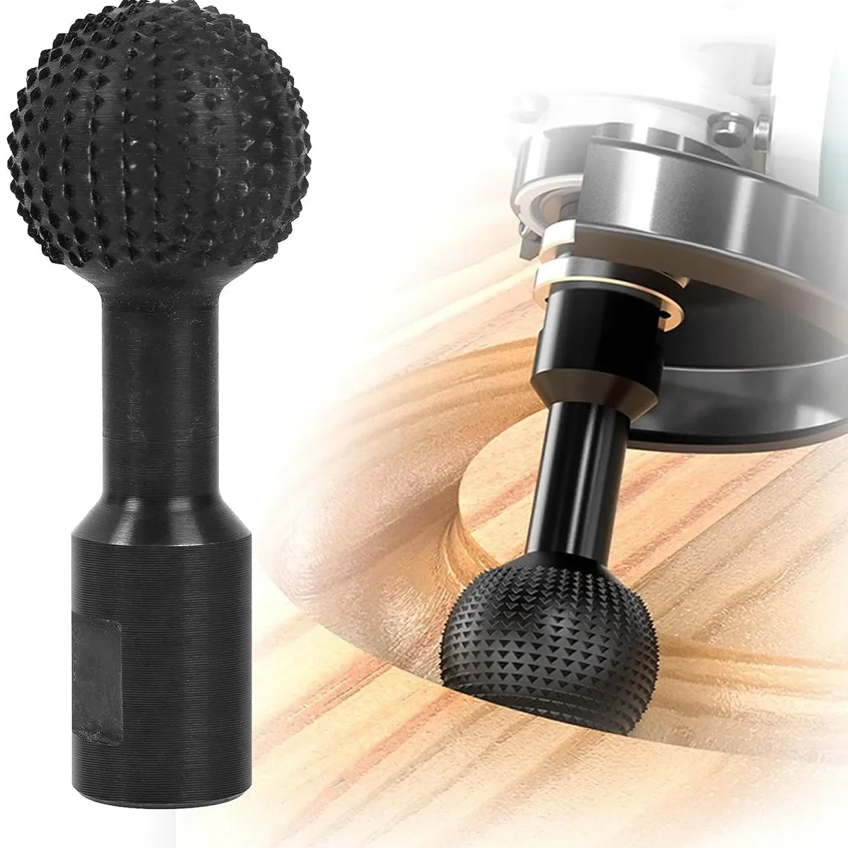 

1PCS 10/14mm Ball Angle Grinder Wooden Groove Carving Tools Spherical Wood Gouge Milling Polishing Head Cutter Tools Carpenter