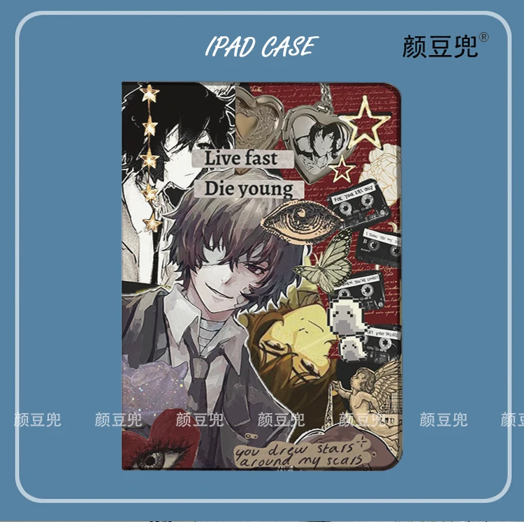 Osamu Anime Bungo Stray Dogs For iPad Air 4 5 6 Mini 5 6 Case Luxury Silicone For Pro 13 12.9 11 10.5 inch For iPad 10th  Case