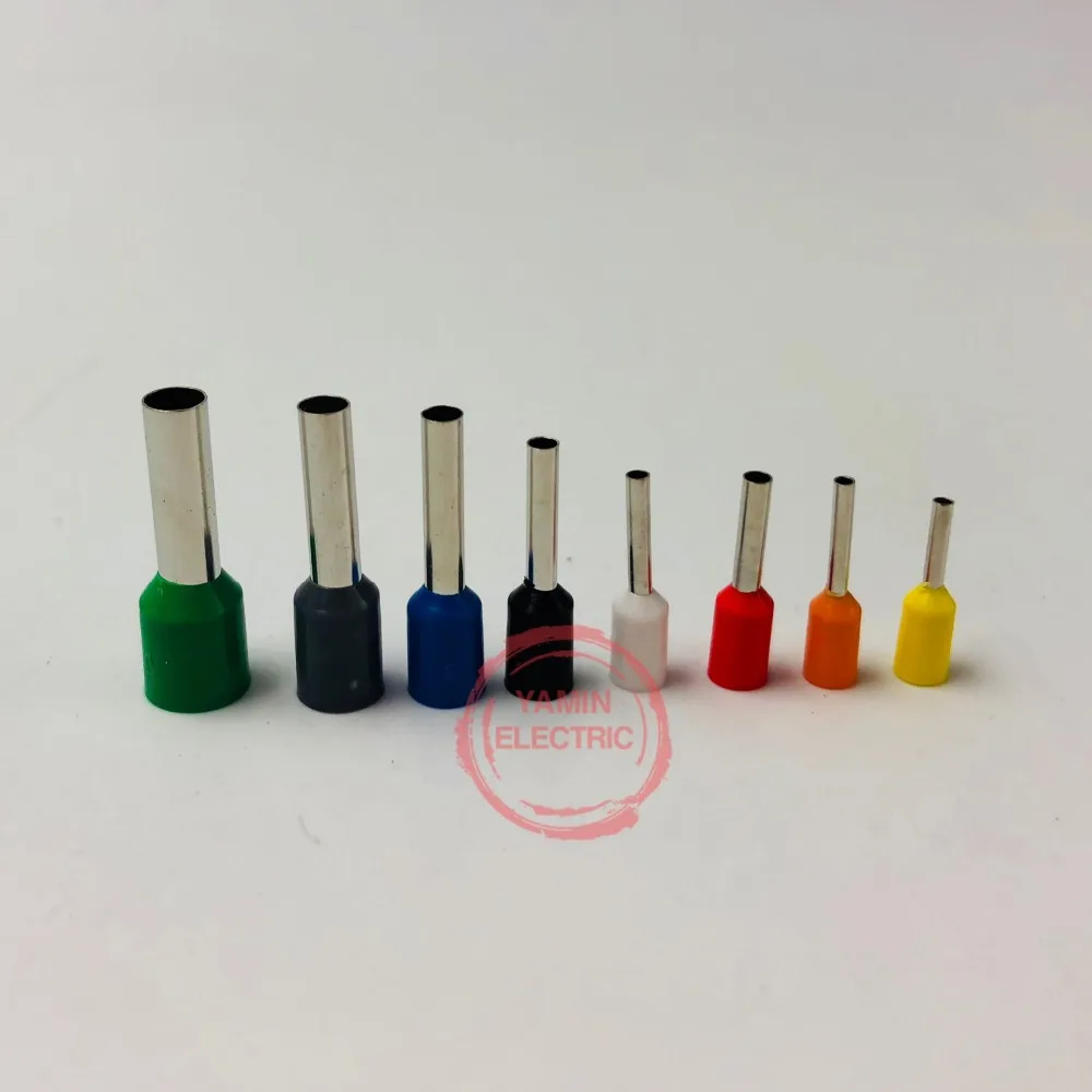 800 pz/set Misto Filo di Rame Crimp Connector Isolato del Cavo Spille Estremità Del Tubo Terminale di Tool Kit Set AWG 10-22