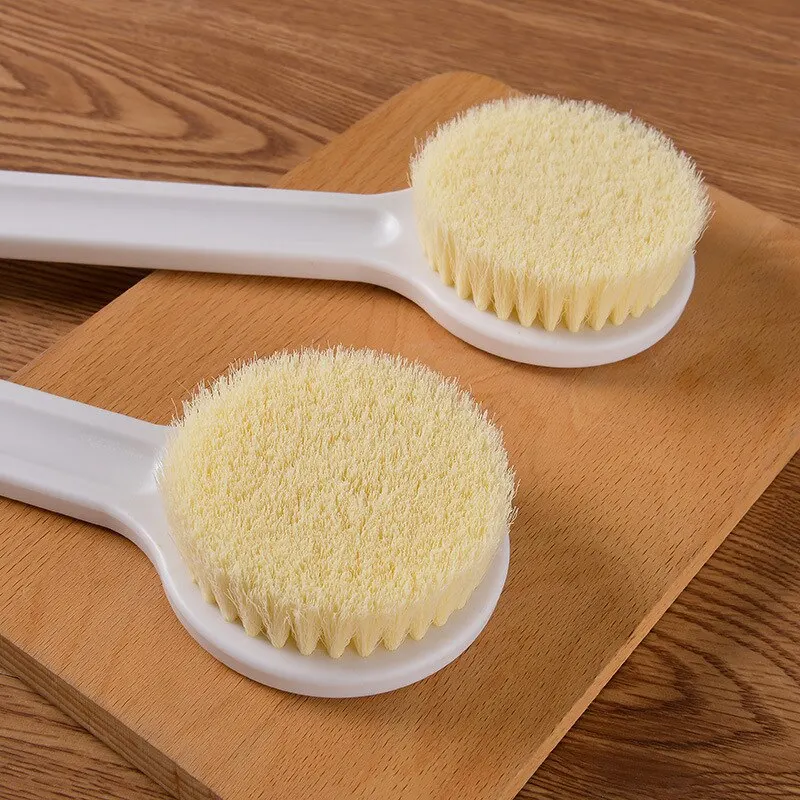 Japanese Bath Brush Long Handle Soft Hair Bath Brush Back Rubbing Body Scrubbing Gods Rub