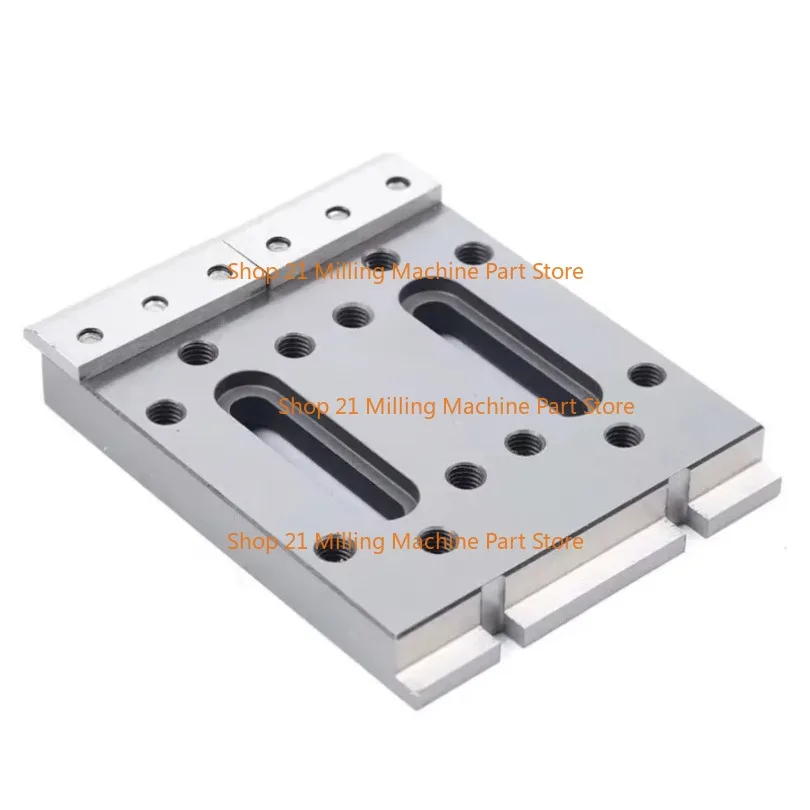 M8 CNC Wire EDM Fixture Board Stainless Jig Tool 120x100X15mm Fit Leveling & Clamping