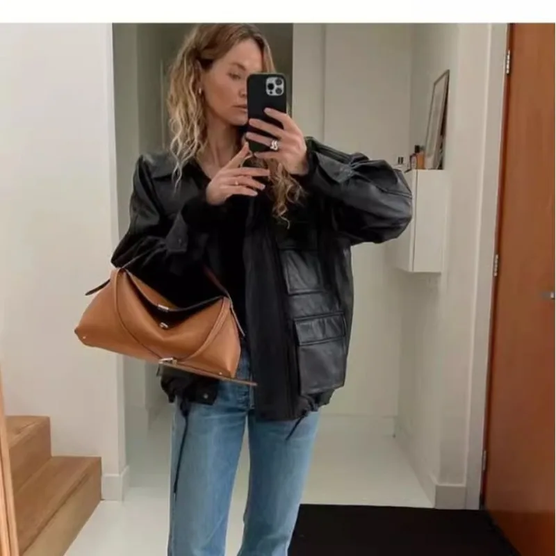 Underarm Bag 2026 New Design in Leather, Versatile Fashion Crossbody Bag for Commuting