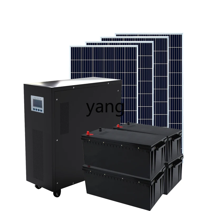 CX  solar power generation system lithium battery household full set of 220v photovoltaic panels