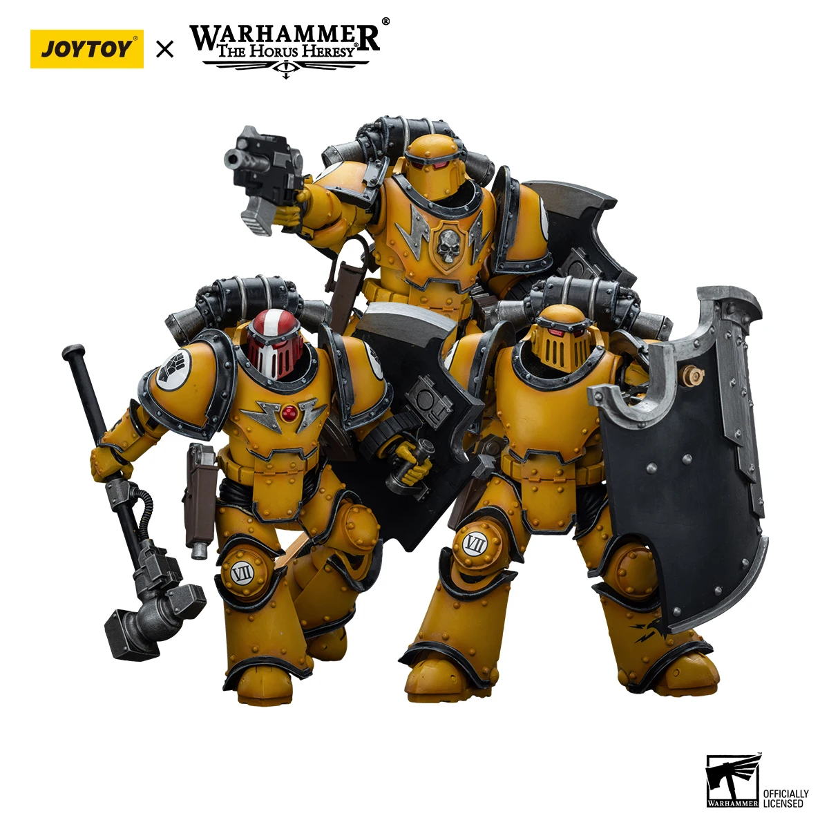 

[IN STOCK] JOYTOY 1/18 Warhammer 40K Action Figure Imperial Fists Legion MkIII Breacher Squad Model Toy Gift Free Shipping