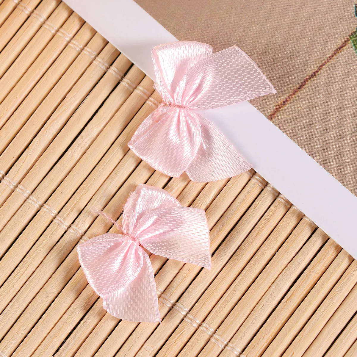 

100 Pcs Bows Accessories Handmade Hair Pins Hairpin Ornaments Ribbon Baby Red Car