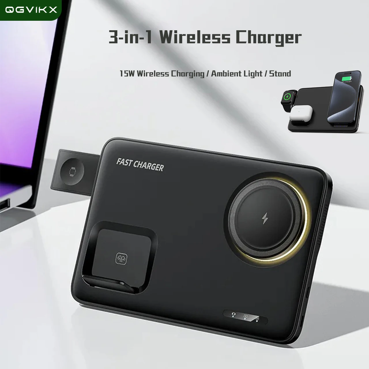 Qi2 15W 3-In-1 Fold…