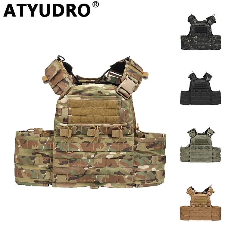 

ATYUDRO Tactical Vest Hunting Protective Combat Training Shooting Accessories Outdoor Wargame Equipment Airsoft Paintball Gear