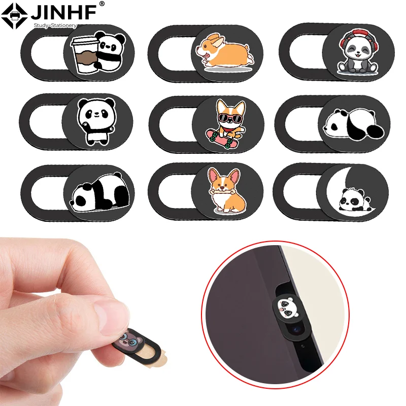 3pcs Privacy Protector Camera Cover For Laptop Phone Webcam Slide Switch Blocker Interior Sticker Trim Ultra-Thin Camera Cover