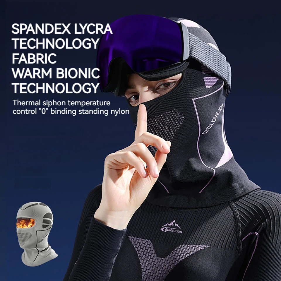 Winter Sports Balaclava Men Women Windproof Hiking Running Headwear Climbing Breathable Warm Skiing Cycling Face Mask