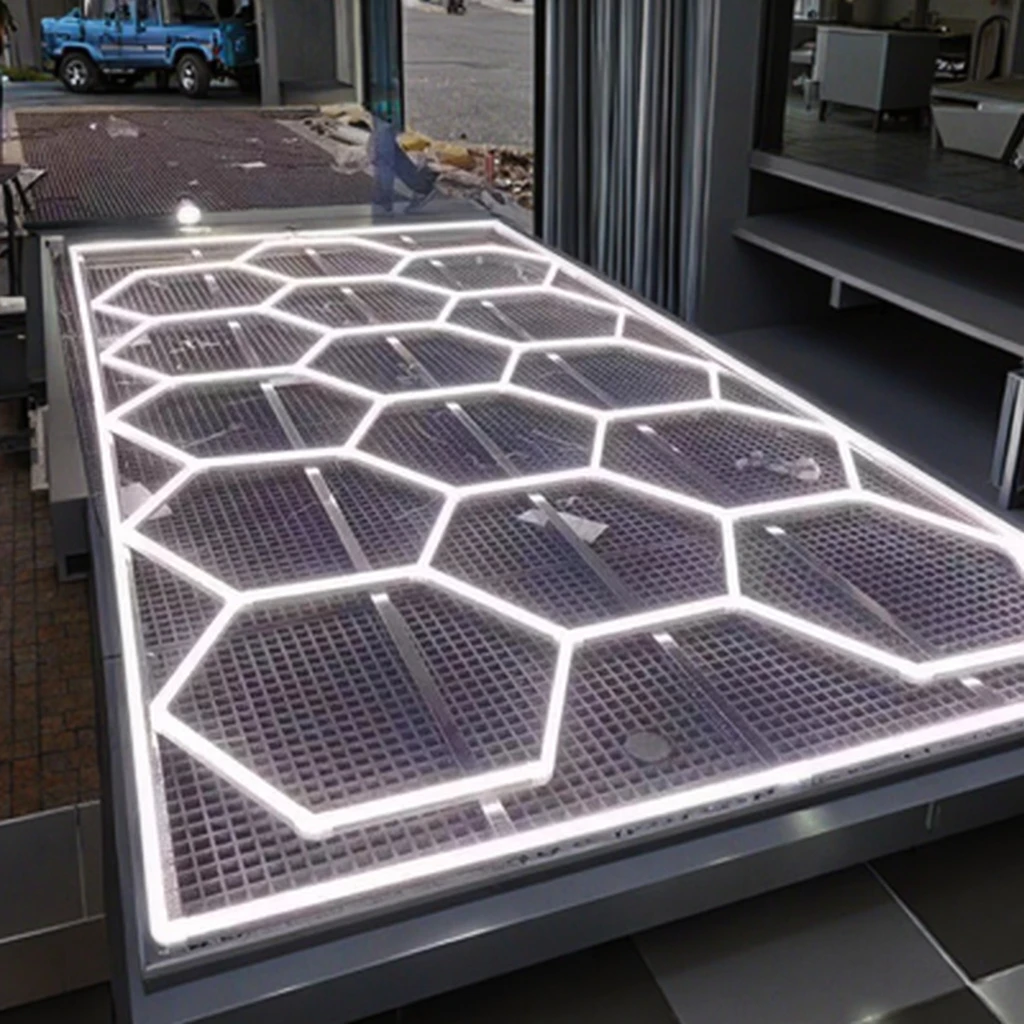 Dengbei Wang Manufacturer Customized Wall Ceiling Light LED Honeycomb Hexagon Lights Garage Hex Hexagonal LED Lights