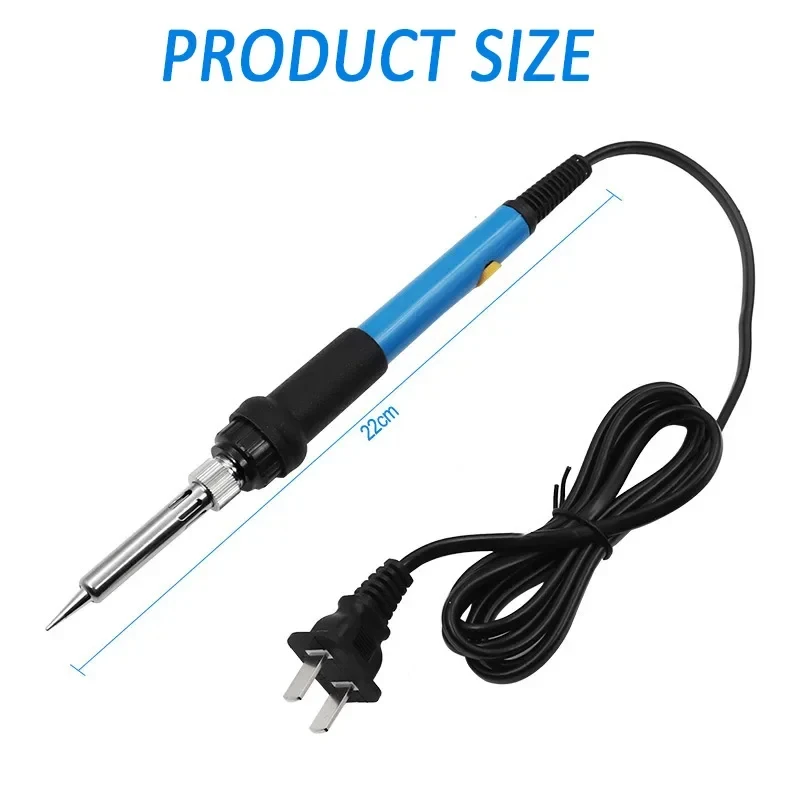 Adjustable Temperature Electric Soldering Iron 220V 110V 60W Welding Solder Rework Station Heat Pencil Tips Repair Tools