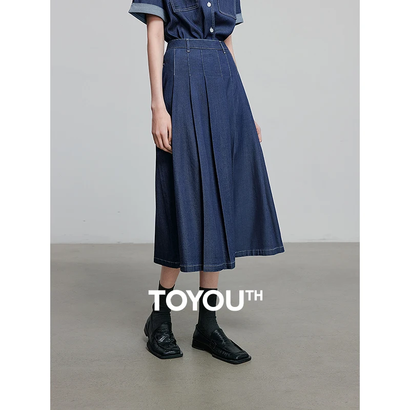 TOYOUTH Women Skirt 2025 Spring New Skirt 8512049
