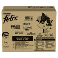 Felix Countryside Selection Karma for adult cats in jelly 10.2 kg (120x85g)