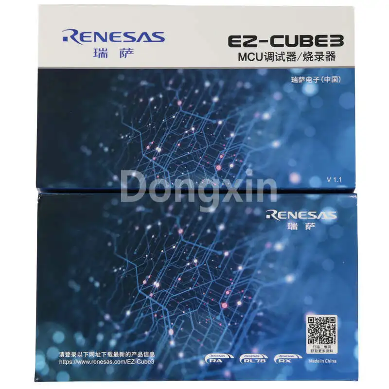 EZ-CUBE3  Renesas SWD UART RA RL78 RX MCU  Programming debugging simulation