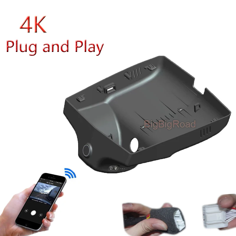 4K Plug And Play For Trumpchi M6 M6PRO 2021 Car Wifi DVR Video Recorder Dash Camera Night Vision FHD 2160P