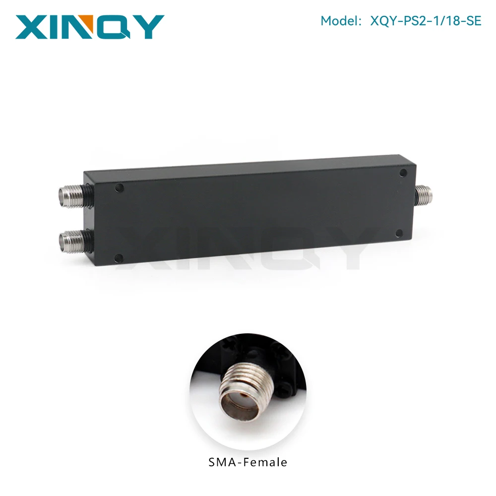 XINQY 1-18GHz Wideband Microstrip Power Splitter/Combiner, 1-Way-to-2-Way SMA RF Coaxial Divider/Combiner
