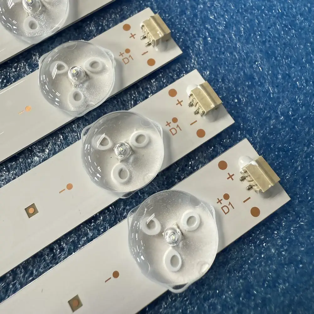 10 Stück LED-Streifen 5LED für 58'TV TD SYSTEMS K58DLJ12US K58DLJ10US K58DLJ10VS E58DM1200 EDISON CELED58419B7 Polaroid TVLED584K01