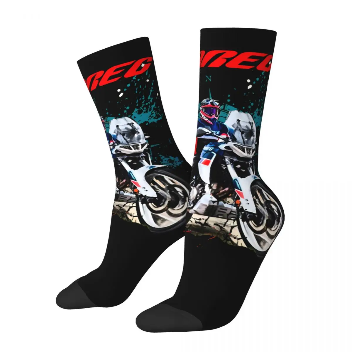 

Happy Funny Men's compression Socks Neat Retro Harajuku Aprilia Street Style Novelty Seamless Crew Crazy Sock Gift Printed