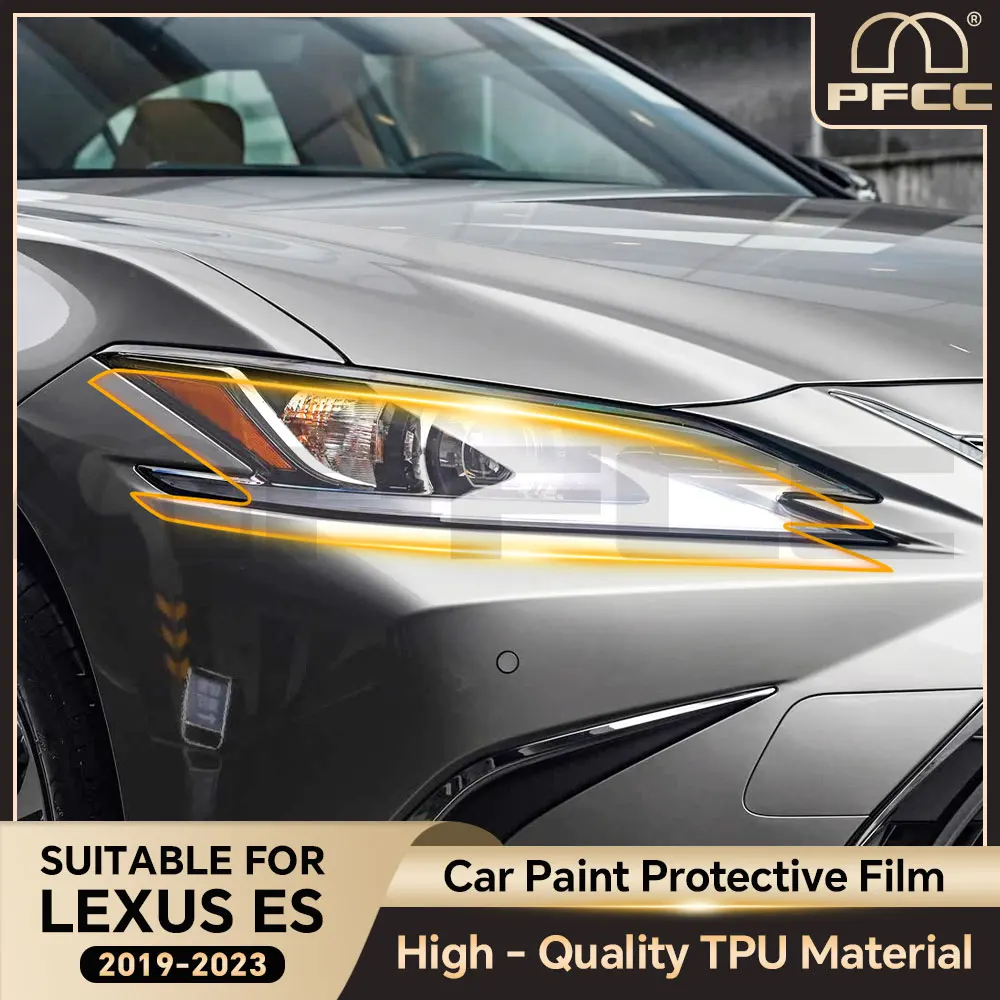 

PFCC TPU Car Paint Protection Film for Lexus ES 250 300H 350 2019 2020 2021 2022 2023 Clear Bra Kit Decal Pre Cut PPF Scratch