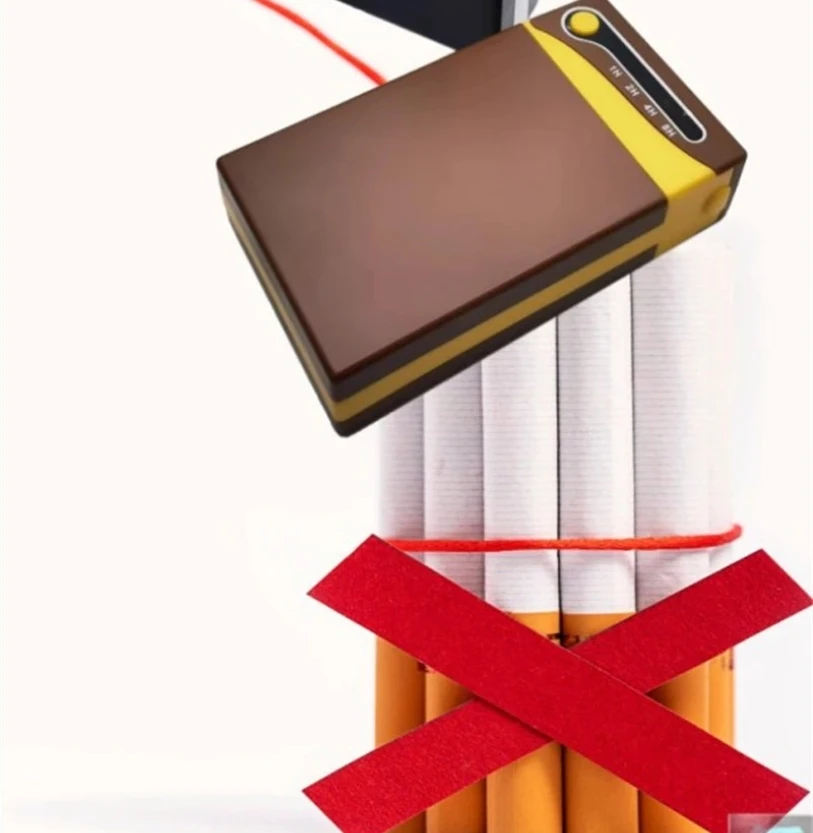 Creative กรณีบุหรี่พร้อมจับเวลา USB Time Lock กล่องสูบบุหรี่ Aided เลิกสูบบุหรี่แฟชั่นแบบพกพาพลาสติกยาสูบปลอดภัยปลอมตัว