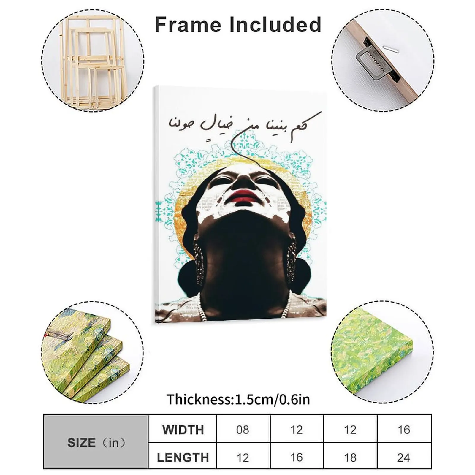 Umm Kulthum Canvas Painting Posters Egypt Retro Tin Plaque Poster Personalized Mural Arabic Vintage Decor Signs