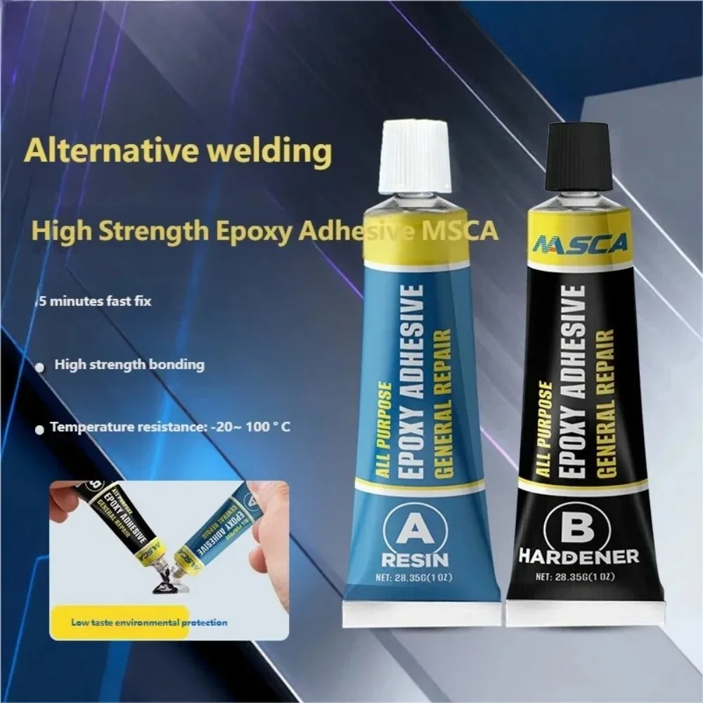 Fast Cure High Strength Glue 5 6 Minutes Epoxy AB Resin Adhesive Used For Metal Ceramic Plastic Glass