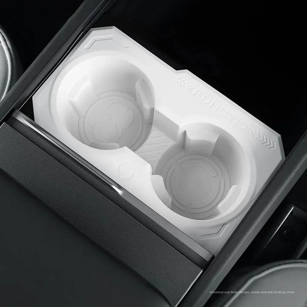 

Center Console Drink Cup Insert Water Cup Holder for Tesla MODEL3 2024 2025 Highland Silicone Anti-Collision