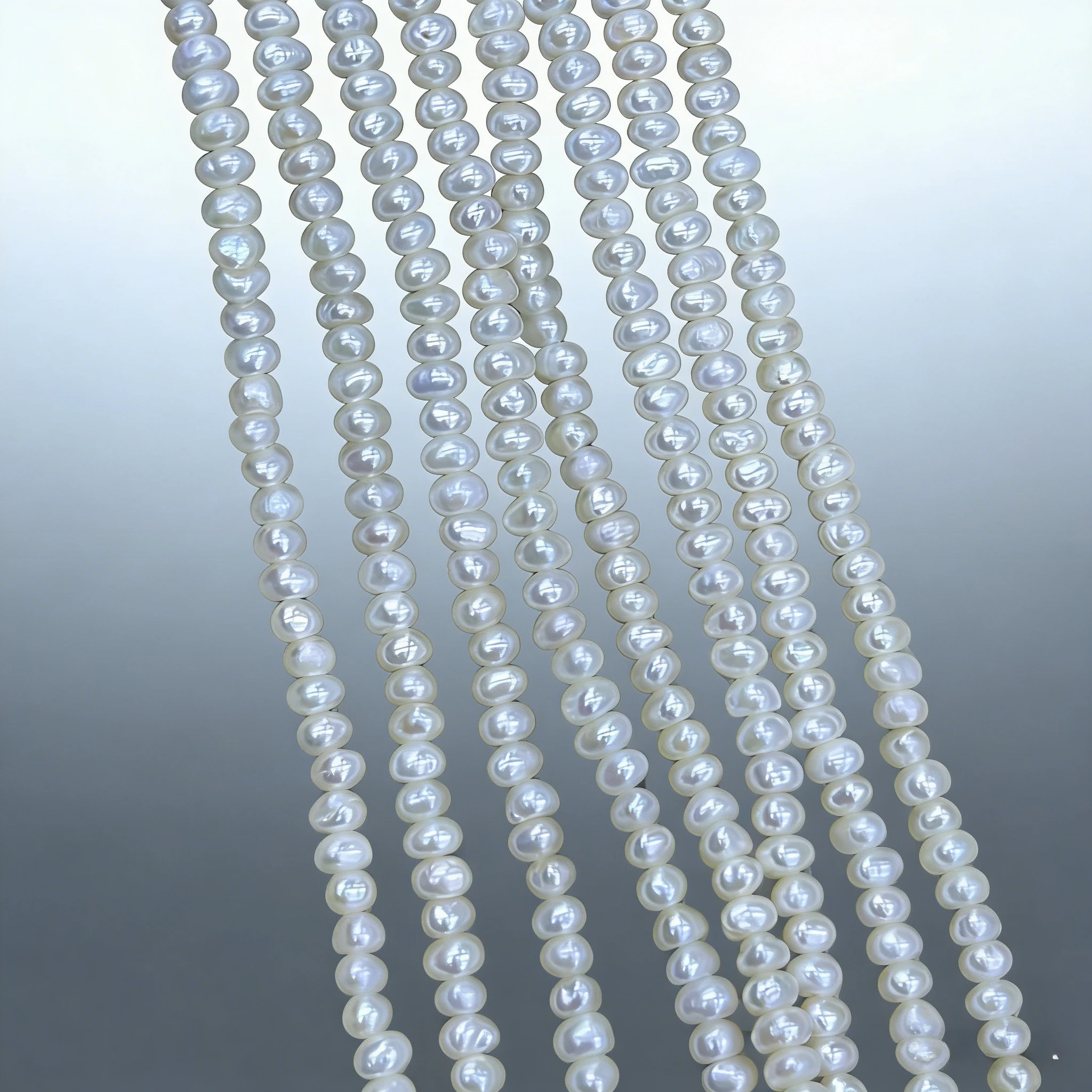 

Natural Freshwater Small Buns Pearl 3-3.5mmAAA Isolation Loose Bead Jewelry Make DIY Necklace Bracelet Accessories Women Wedding