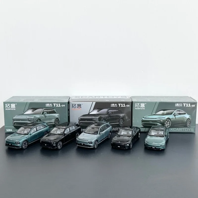 XCARTOYS 1 64 Original Xpeng Diecast Model Car Full Series M03 P5 P7 G6 G9 X9 Tuoyi Simulated Alloy Original Factory Car Model