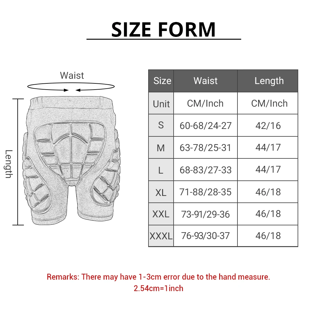 Motorcycle Riding Shorts For Men Motorcycle Armor Pants Off-road Riding Anti Fall And Hip Protection Shorts Outdoor Skiing Pants
