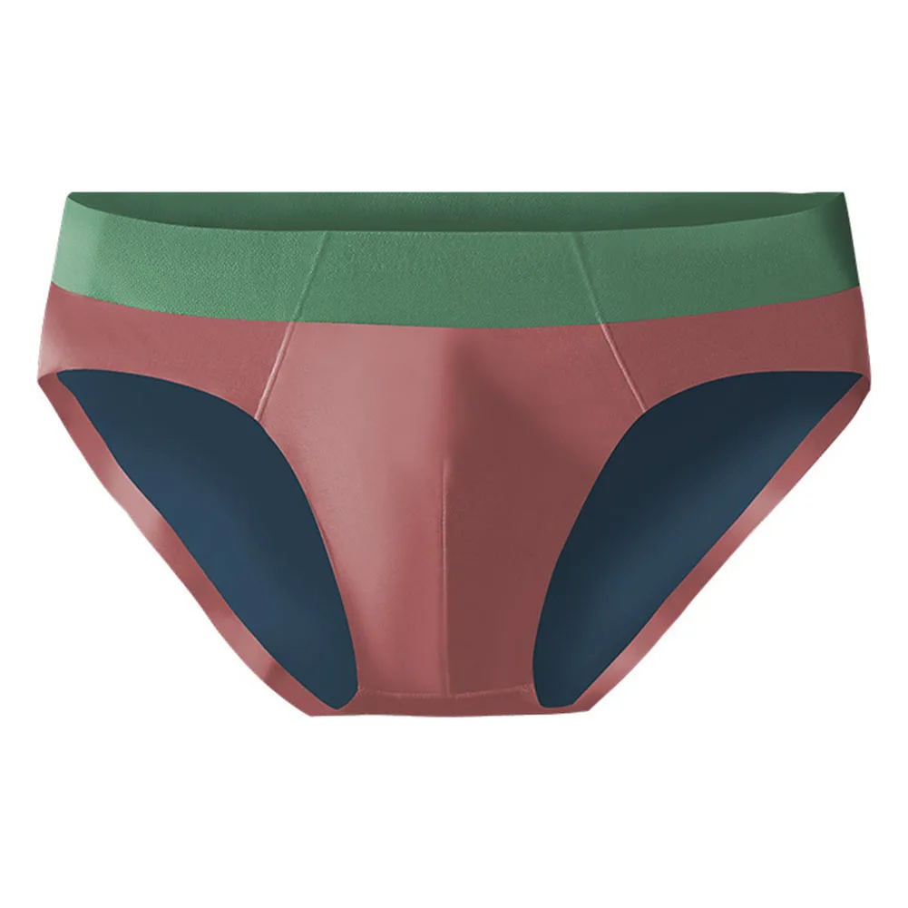 

Всесезонные дышащие мужские трусы, бесшовные трусы, нижнее белье с низкой посадкой, всесезонная одежда, удобная посадка, полиэфирная ткань для домашнего использования