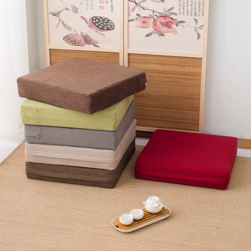 The product can be customized.Japanese style linen futon cushion floor can be disassembled, washed, cushioned, meditation