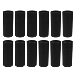 12pcs Kraft Paperboard Tubes Round Kraft Paper Containers Essential Oil Bottle Tubes For Pencils Tea Coffee Crafts Pack