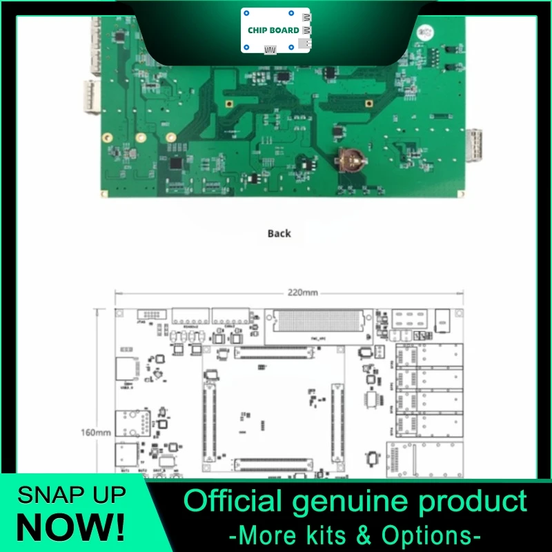 

MILINKER MLK-H6-CMO5-9EG/15EG FPGA Development Board Xilinx MPSoC, supports SFP, 4K video capture & display.