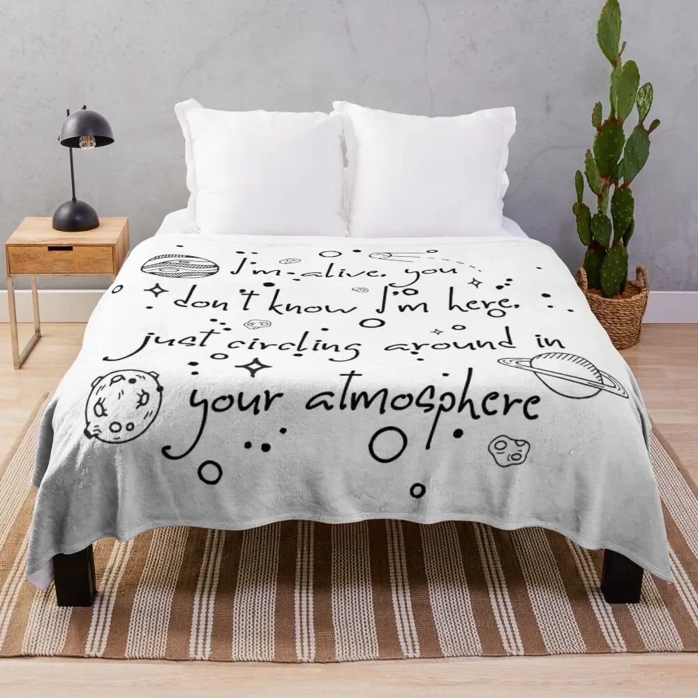 

Circling Around... Throw Blanket Lightweight Warm Blanket for Travel Camping