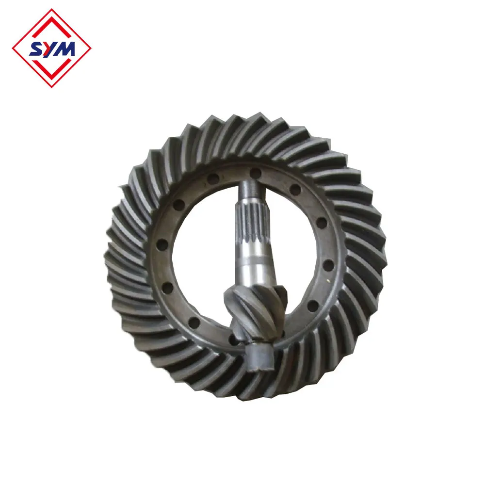 High Quality Tower Crane Bevel Gear Steel Crown Wheel And Pinion Gear