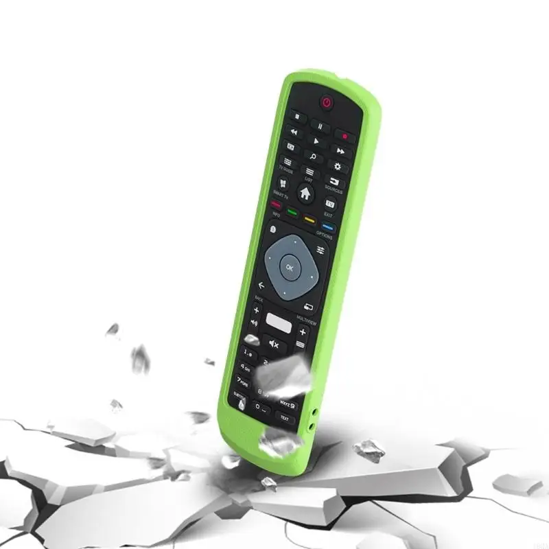 Protectora 19QA para ajuste casos para Netflix HOF16H303GPD24 Remoto impermeable a prueba agua Manga silicona C