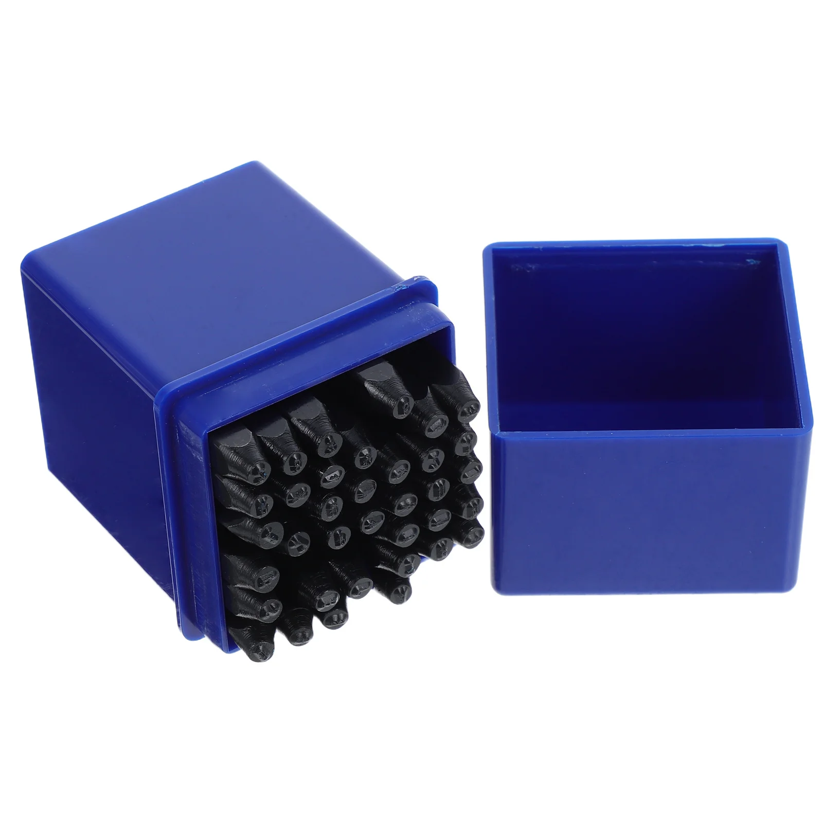 

36Pcs Number Punch Set Carbon Steel 2mm Educational Tool Early Math Learning Preschool Home School Number Stamping Kit