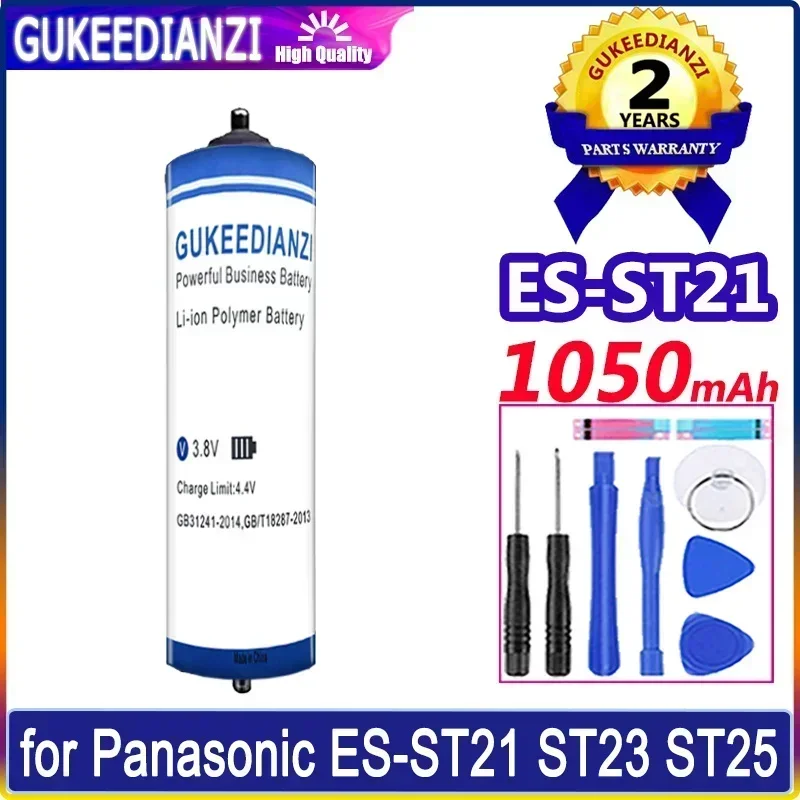 1050mAh High Capacity Replacement Batteries For Panasonic ES-ST21 ST23 ST25 SE27 ST29 ST37 ST39 ES-GA21 GA20 GA40 ERT3 Battery