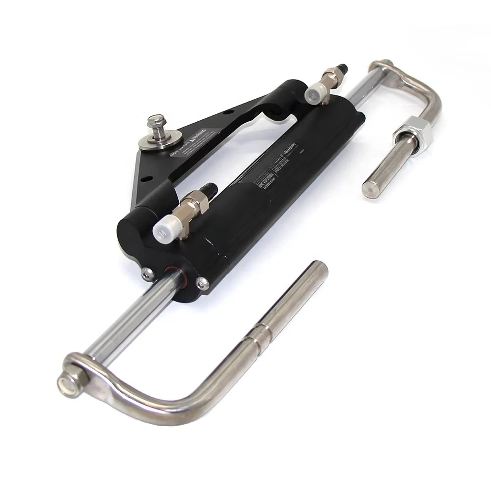ZA0300 New Marine Outboard Steering Cylinder Hydraulic Rudder for Boat Steering Stainless Steel up 150HP 2 Year Warranty