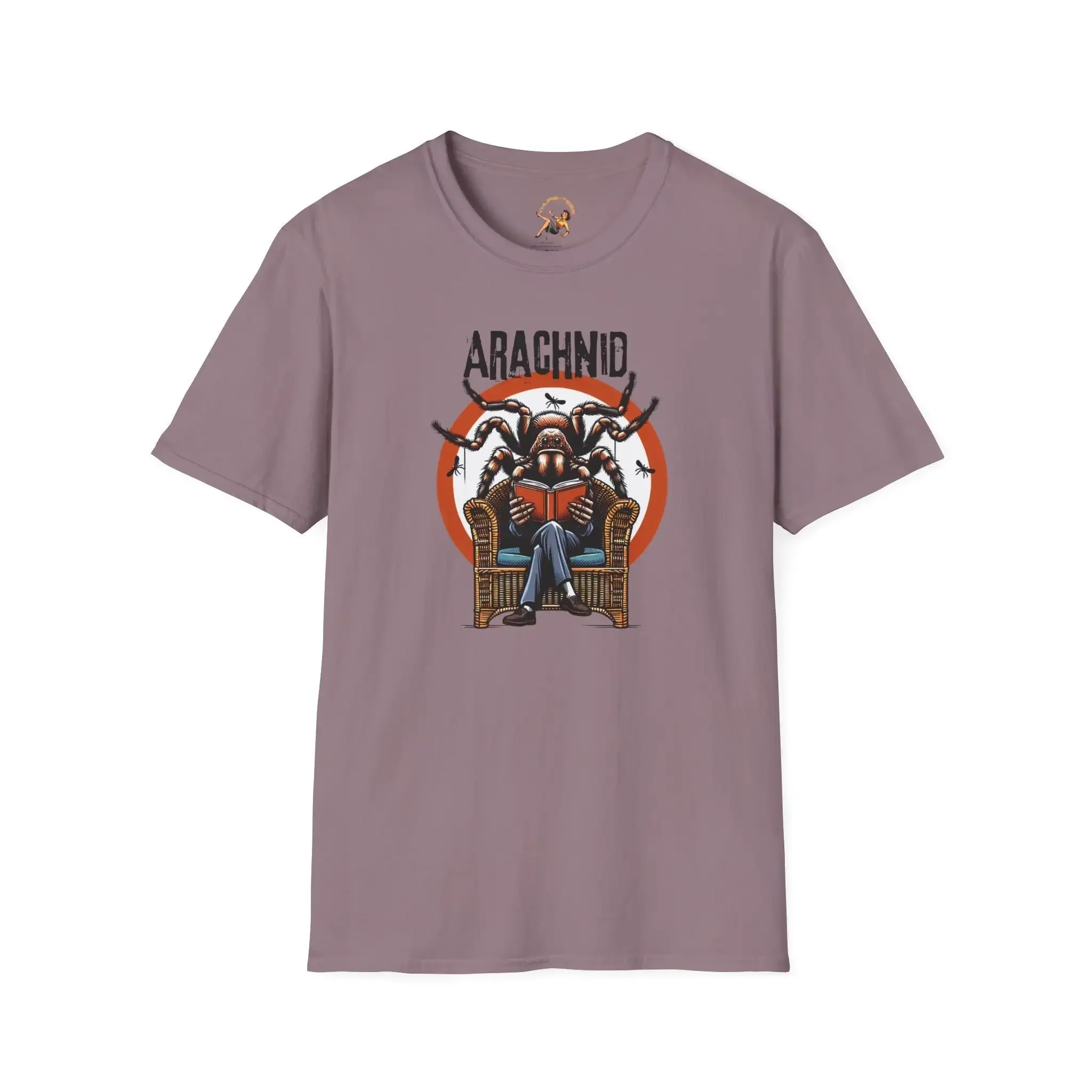 Arachnid T Shirt Spider Spiders Arachnids Tarantula Book Reader Horror Novels Literature Creepy Halloween Scary