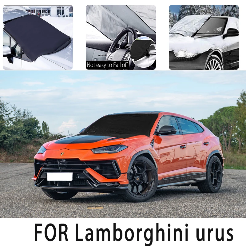 

Автомобильный Снежный передний чехол для Lamborghini urus Snowblock, теплоизоляционный солнцезащитный козырек, антифриз, защита от ветра и мороза, автомобильные аксессуары