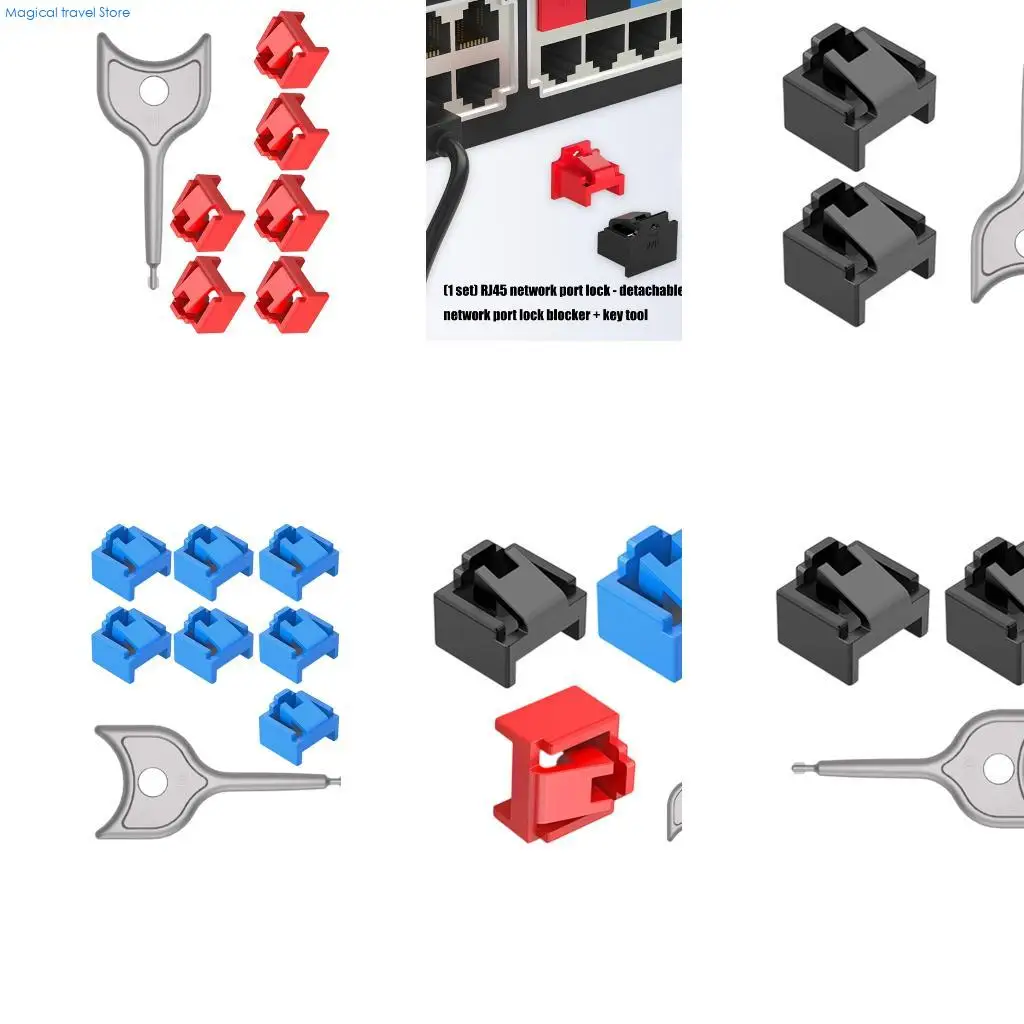 N2UB RJ45 Port Lock Protector For Preventing Unauthorized Networking Access In Offices
