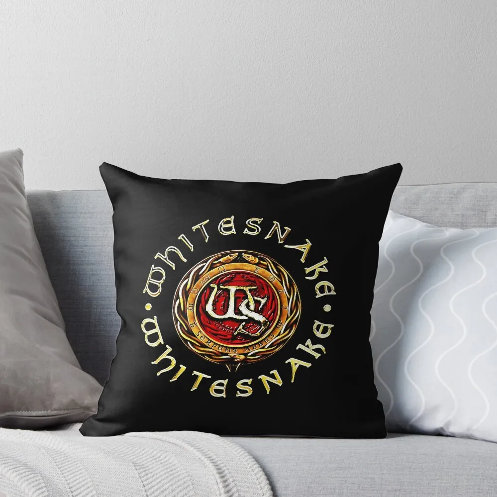 

Whitesnake Throw Pillow Pillowcases For Pillows Cushion Cover For Sofa Bed pillowcases Custom Cushion pillow