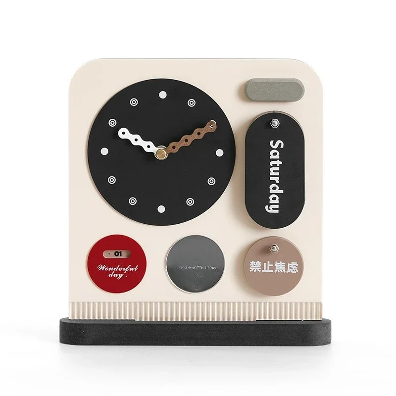 

Modern minimalist style living room clock porch creative office desktop ornament