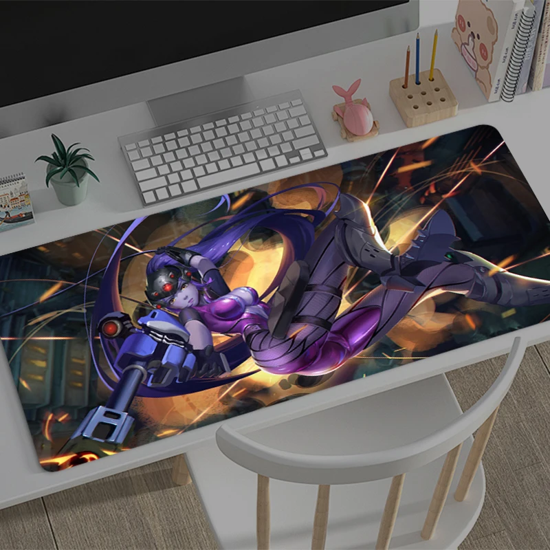 Gaming Mouse Pad O-overwatch Widowmaker Accessories Office Gamer Keyboard Desk Mat Non-Slip ground mat Large PC carpet Mousepad